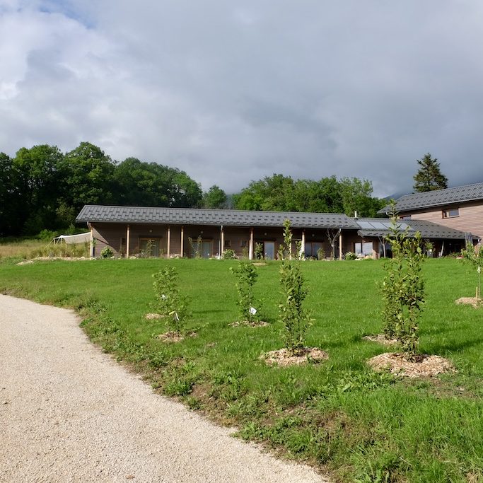 Arrivée du gîte