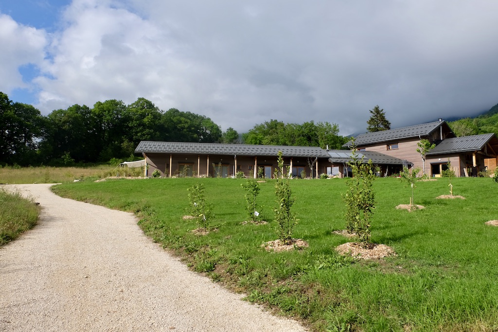 Arrivée du gîte
