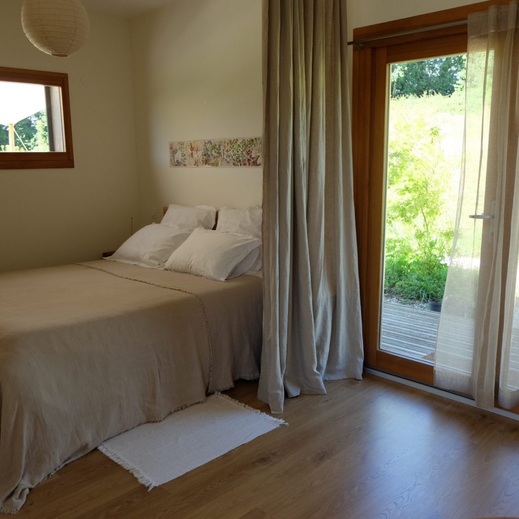 Chambre à coucher du gîte